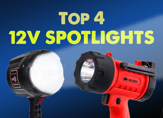 handheld spotlights for marine or camping